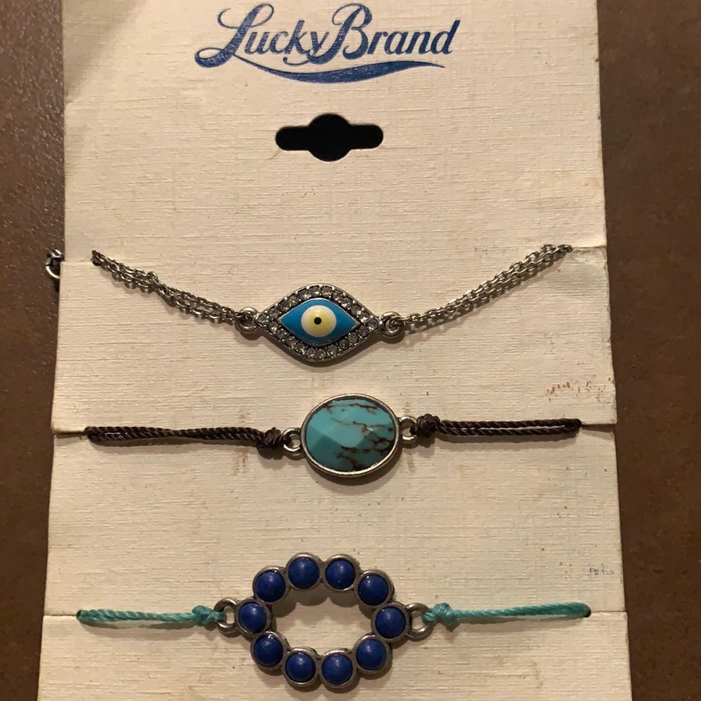Lucky Brand set of 3 wristlets